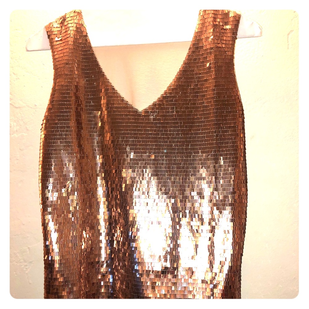 Gold sequence Calvin Klein XS women’s top